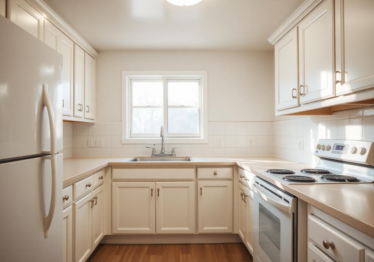 Sample kitchen before the AI makeover