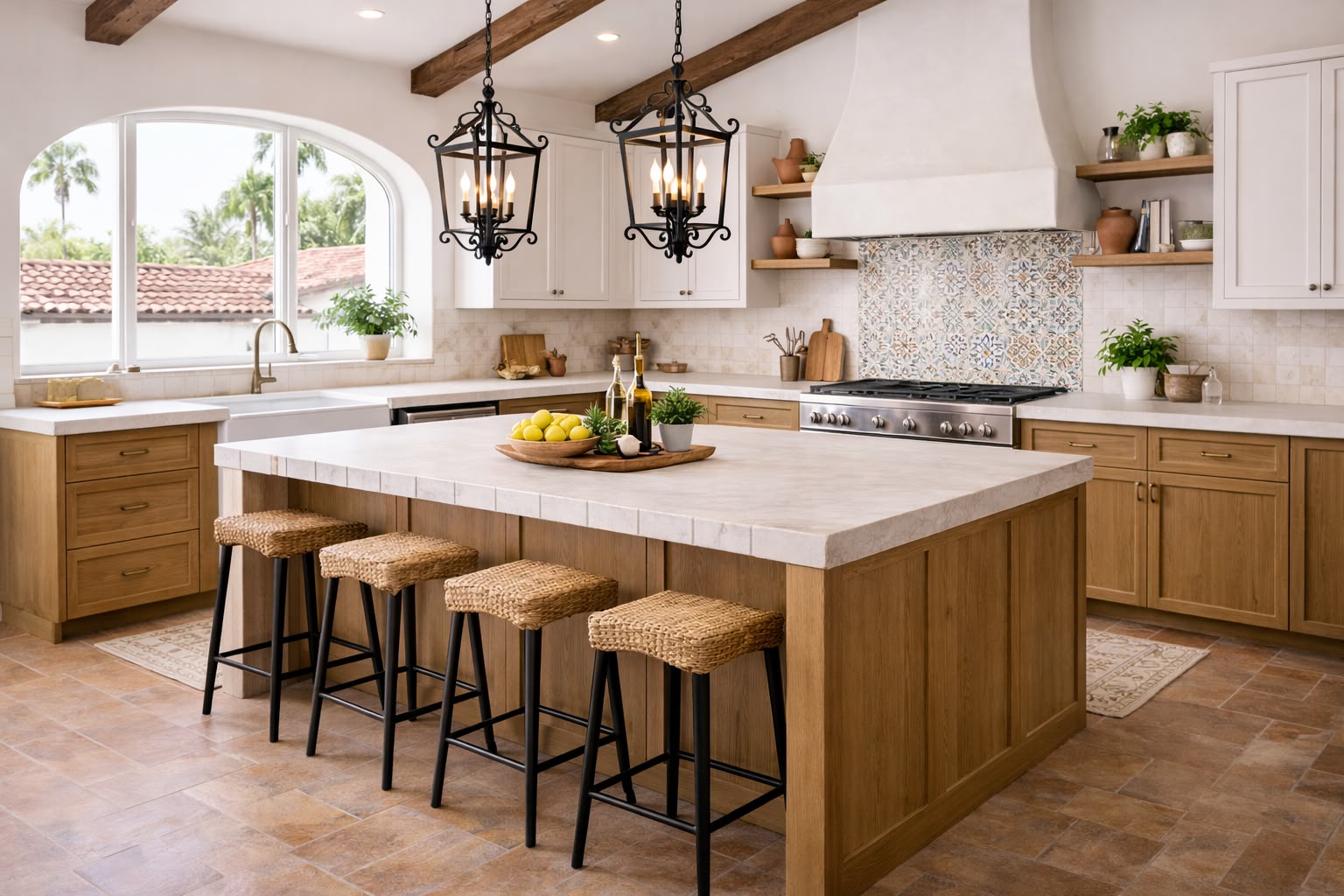 Sample kitchen before the AI makeover