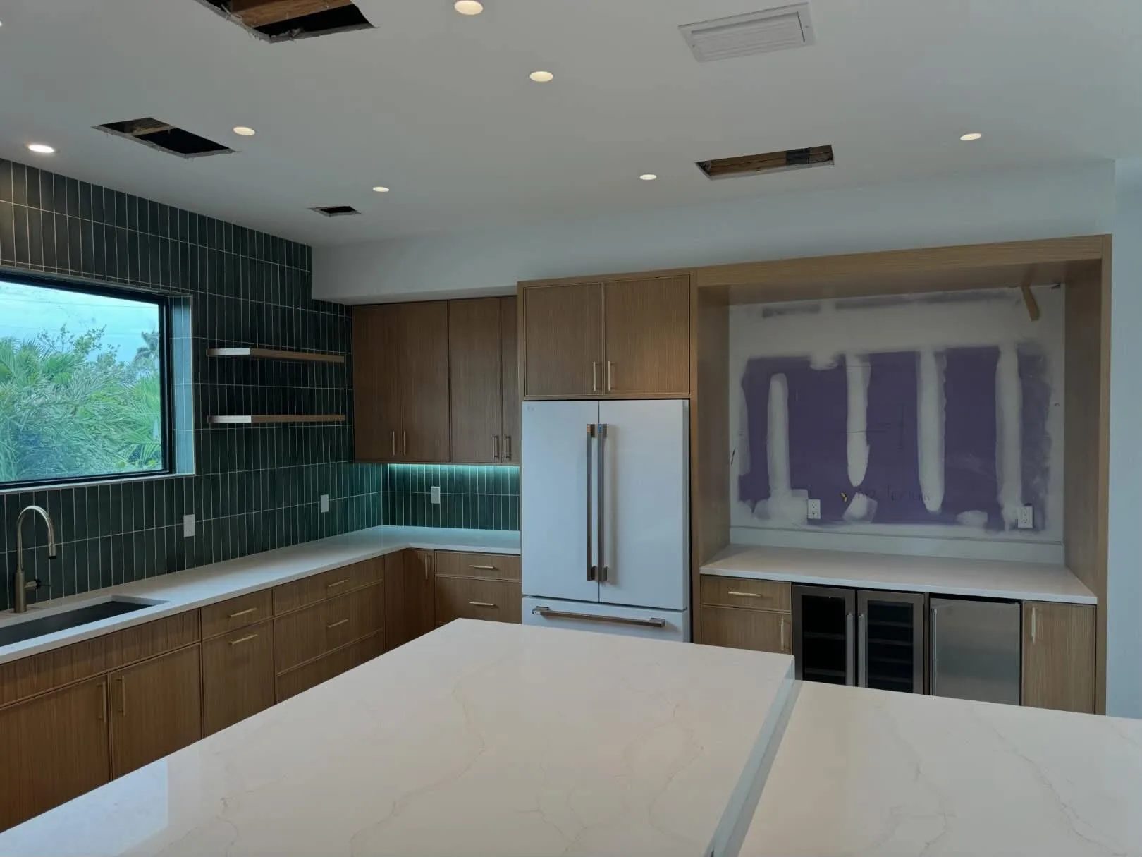 Kitchen countertop and cabinetry installation