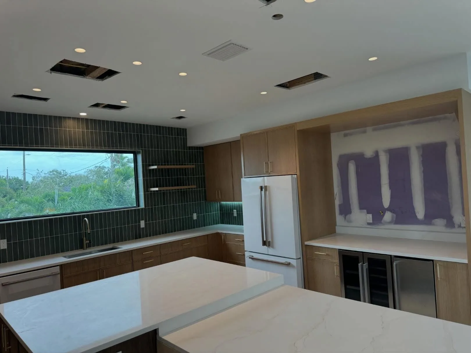 Kitchen countertop and cabinetry installation
