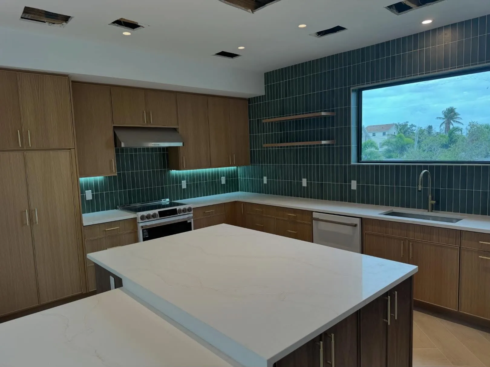 Kitchen countertop and cabinetry installation