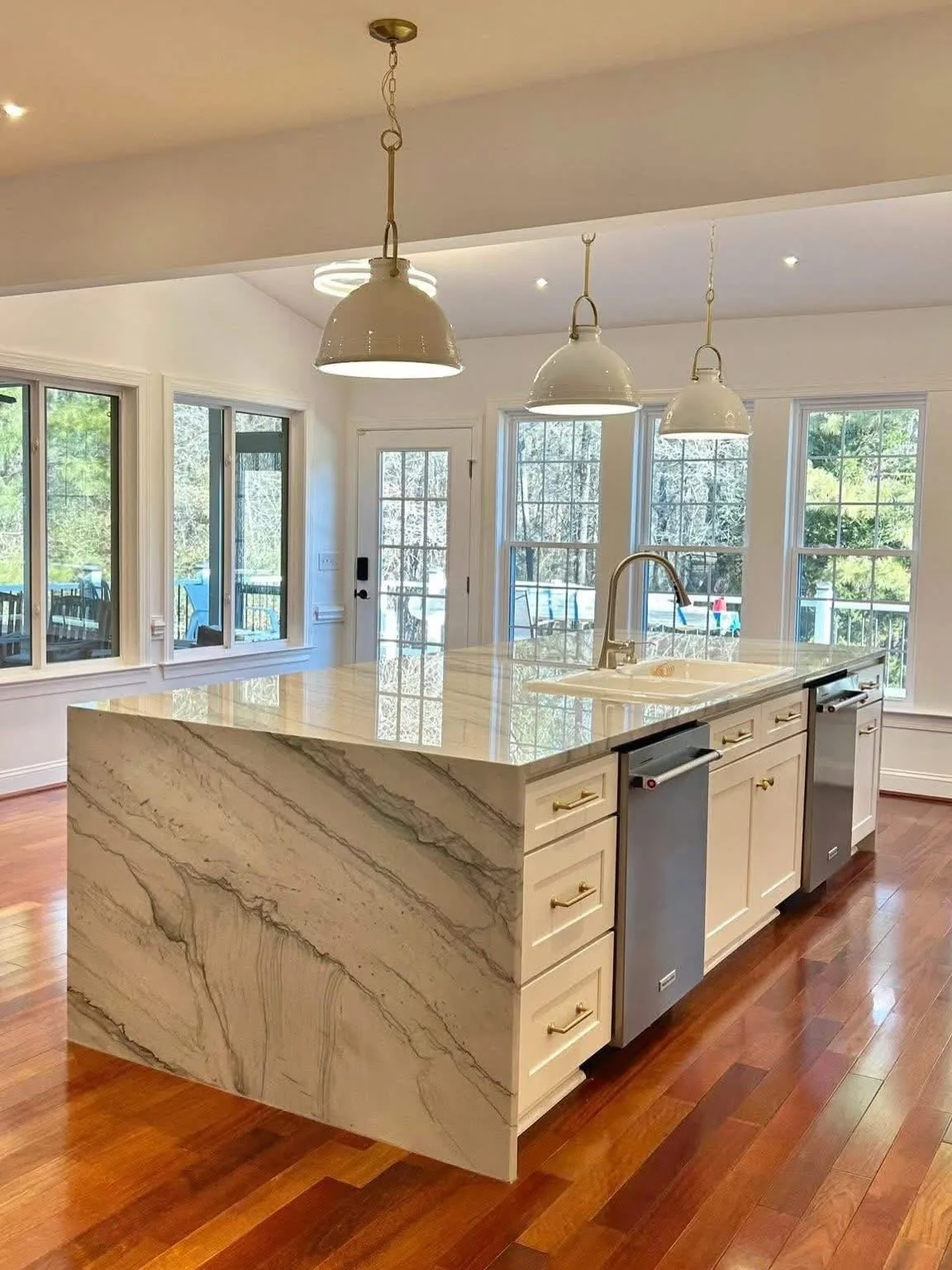 Kitchen countertop and cabinetry installation