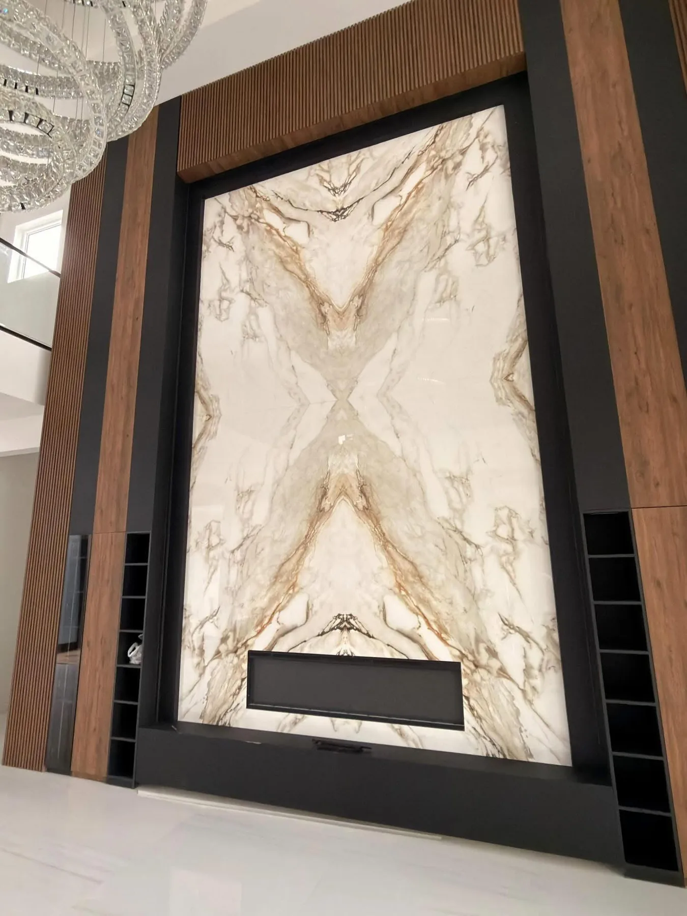 Stone feature installation