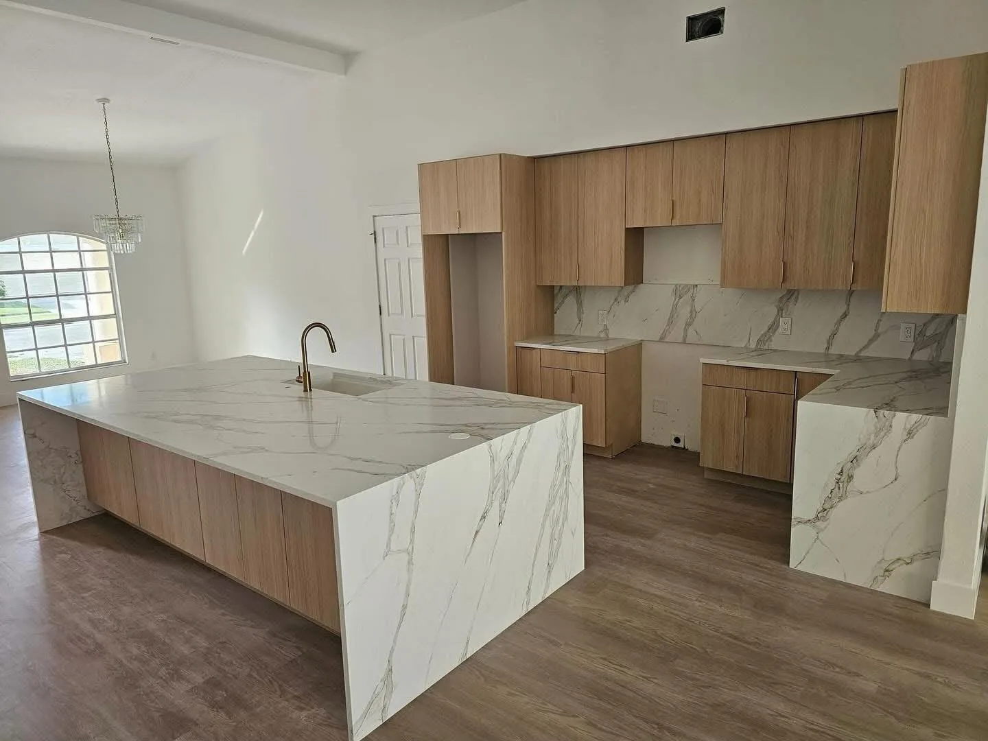 Kitchen countertop and cabinetry installation