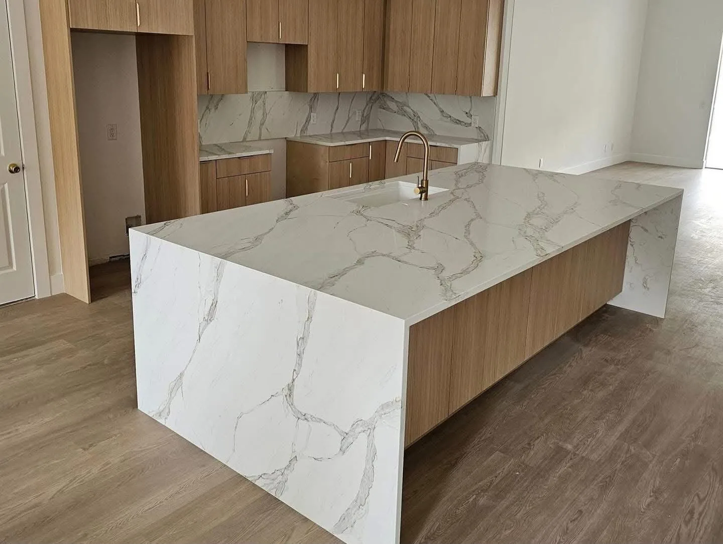 Kitchen countertop and cabinetry installation