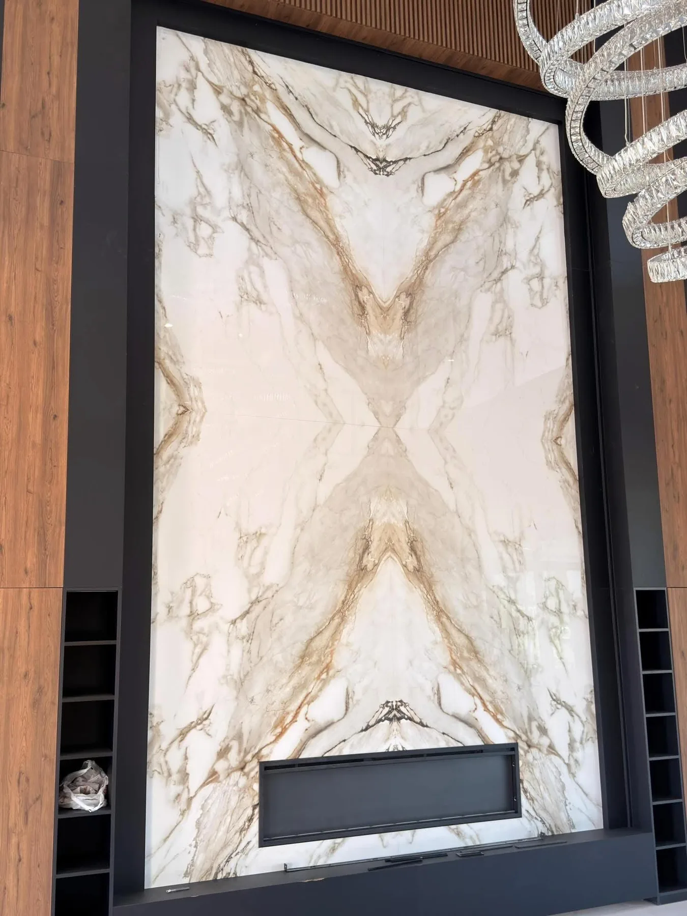 Stone feature installation