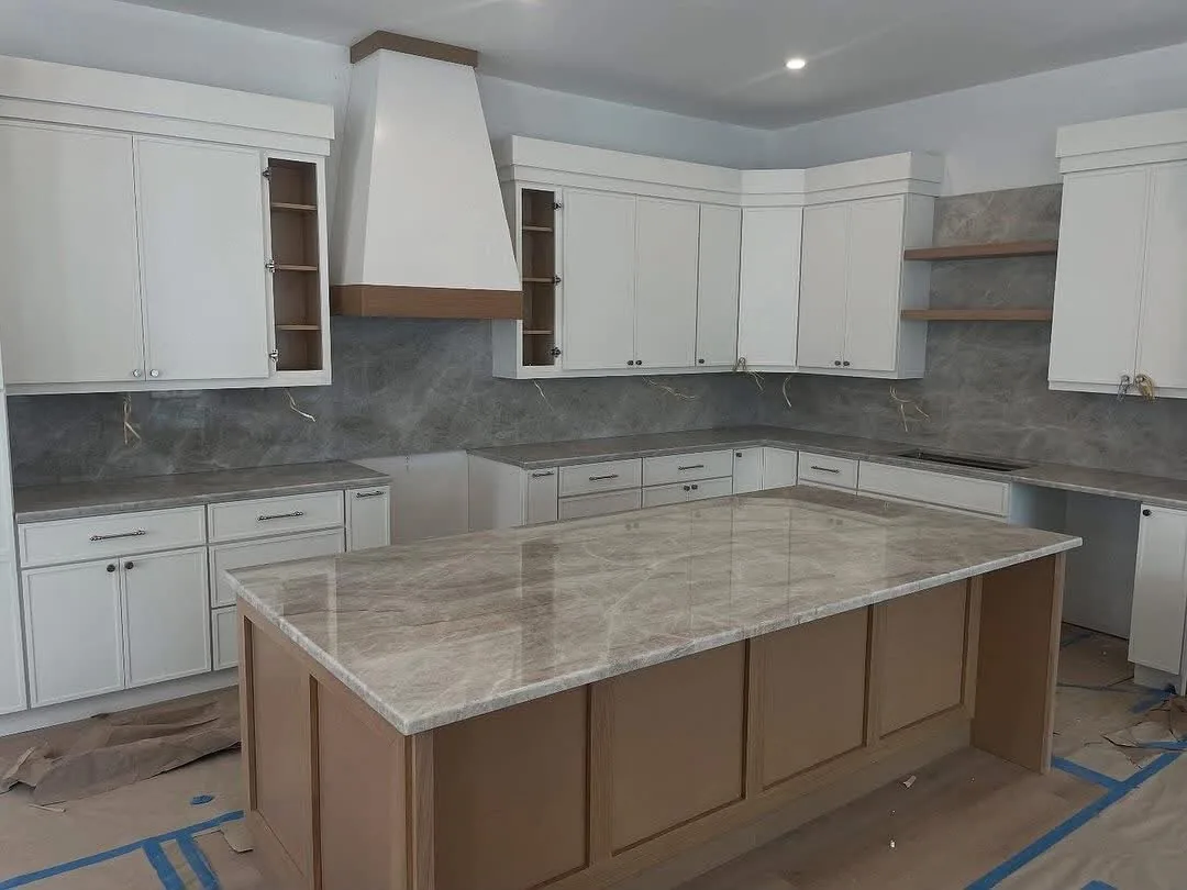 Kitchen countertop and cabinetry installation