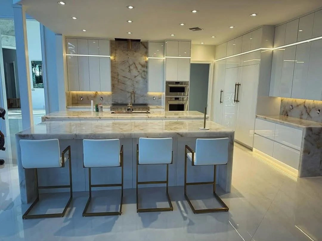 Kitchen countertop and cabinetry installation