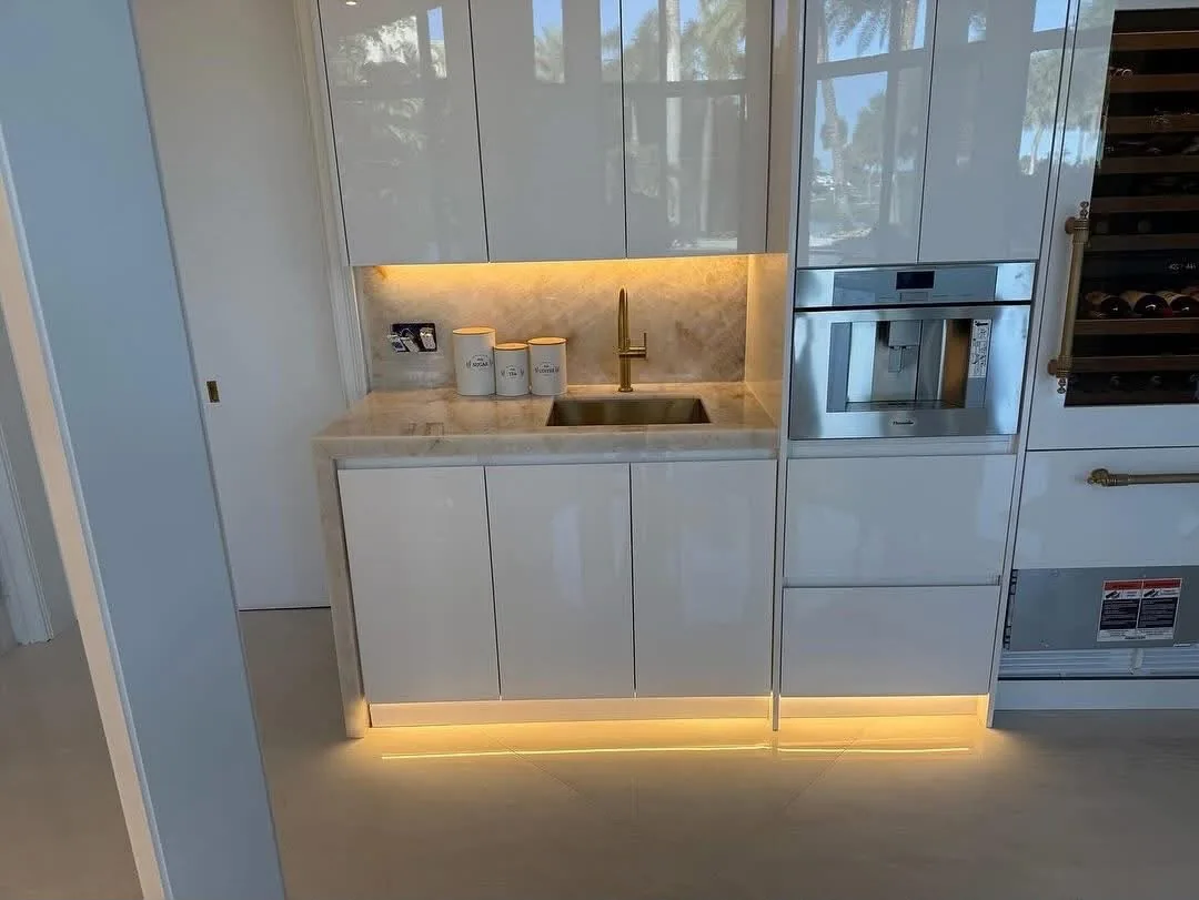 Kitchen countertop and cabinetry installation