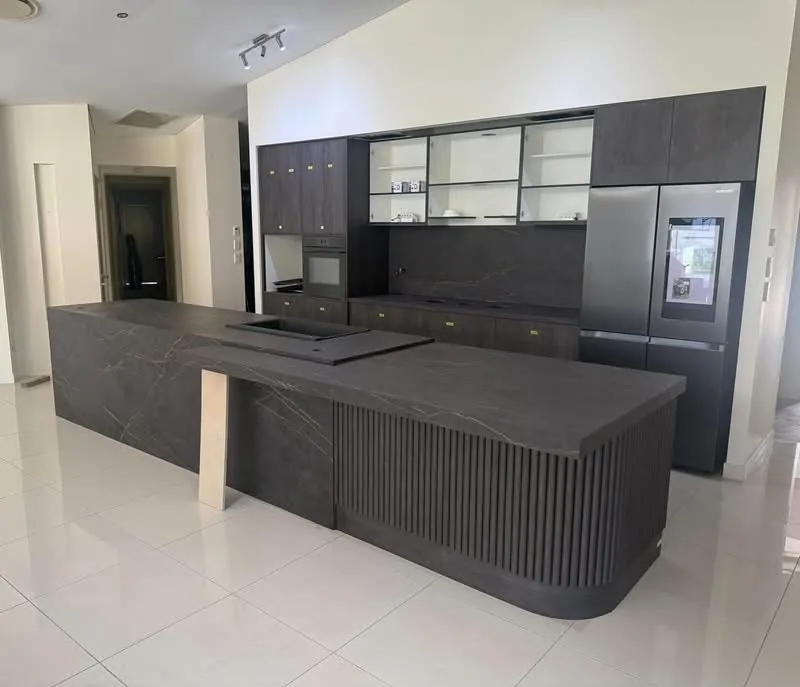 Kitchen countertop and cabinetry installation