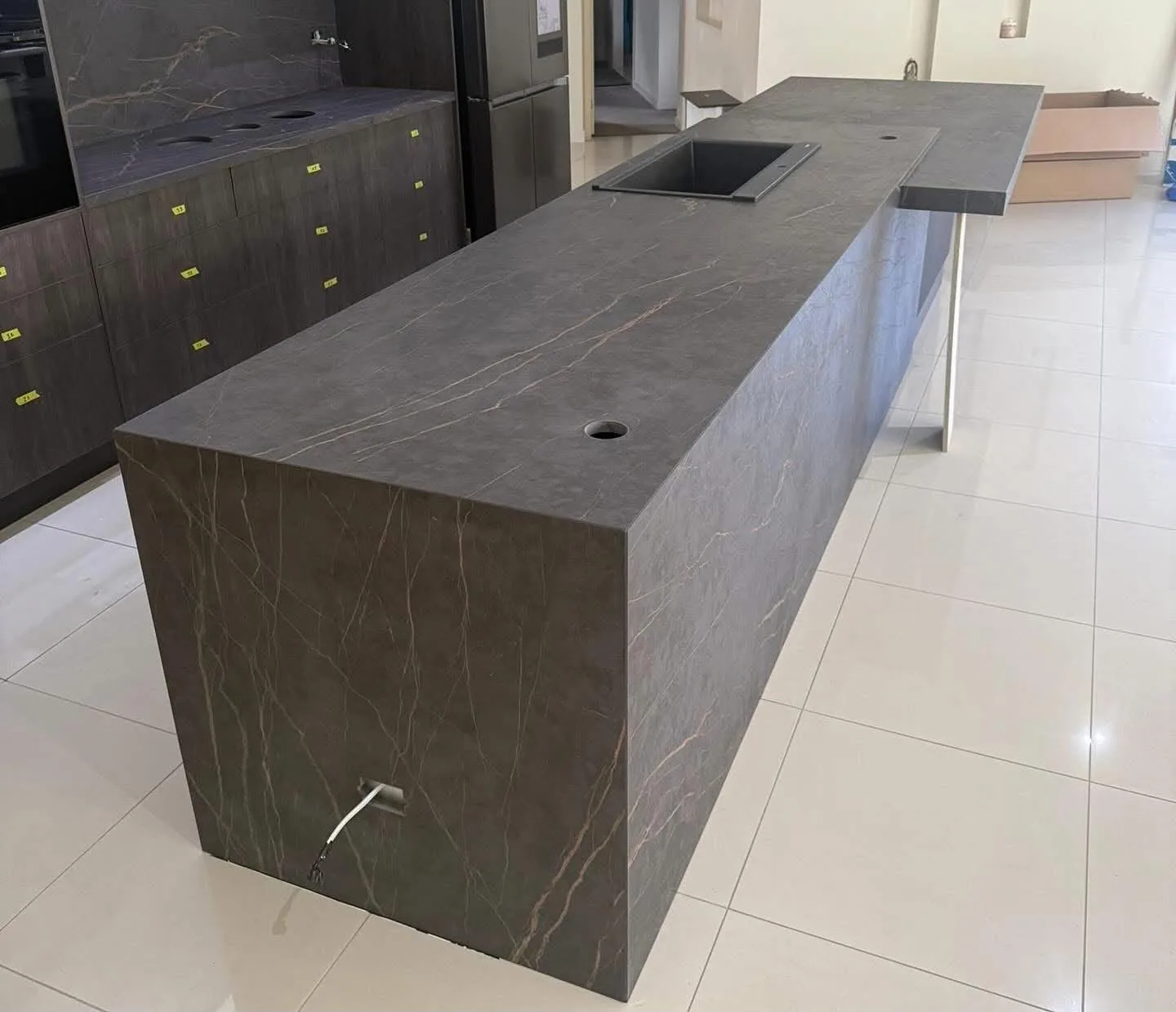 Kitchen countertop and cabinetry installation