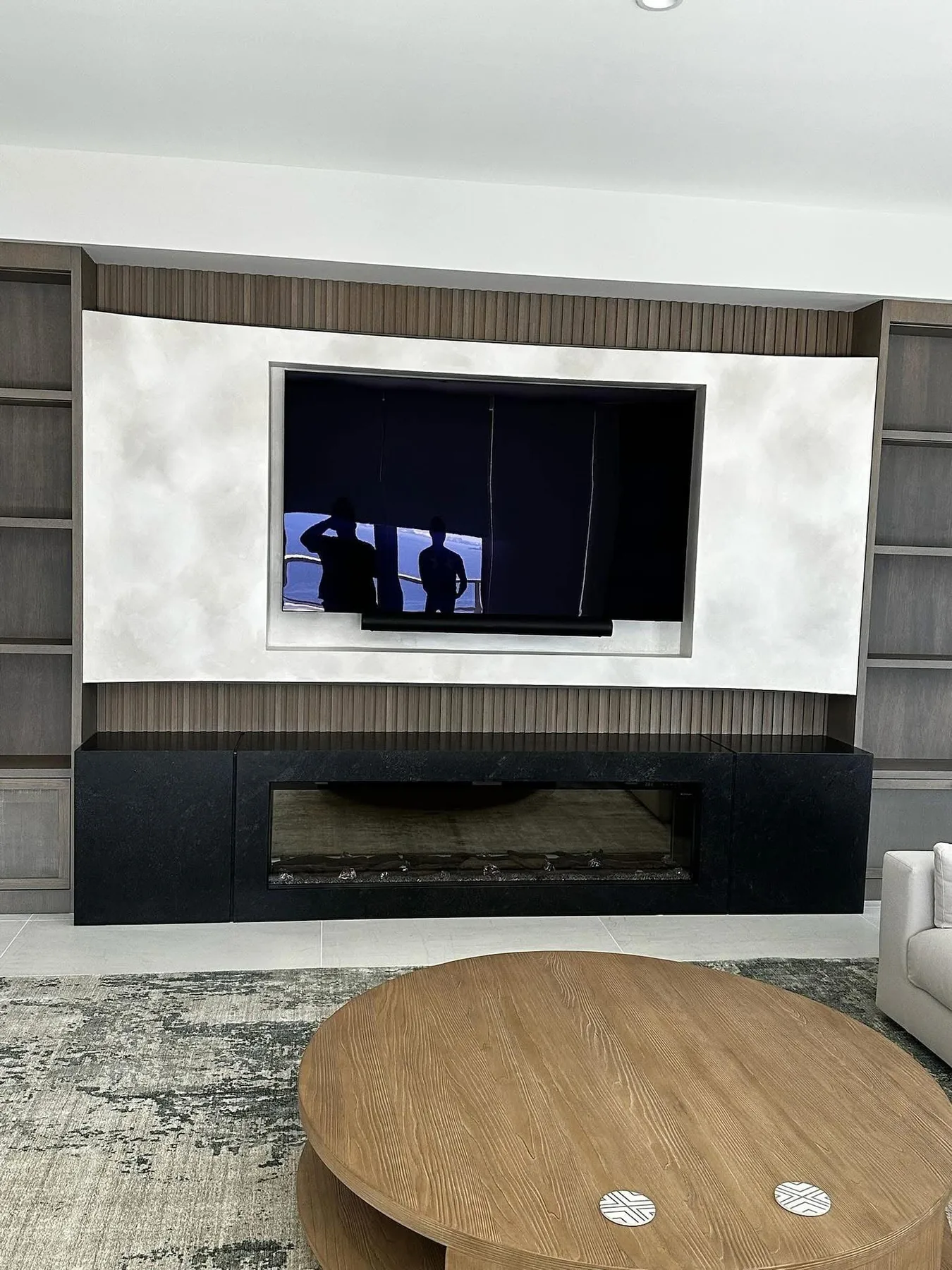 Stone feature installation