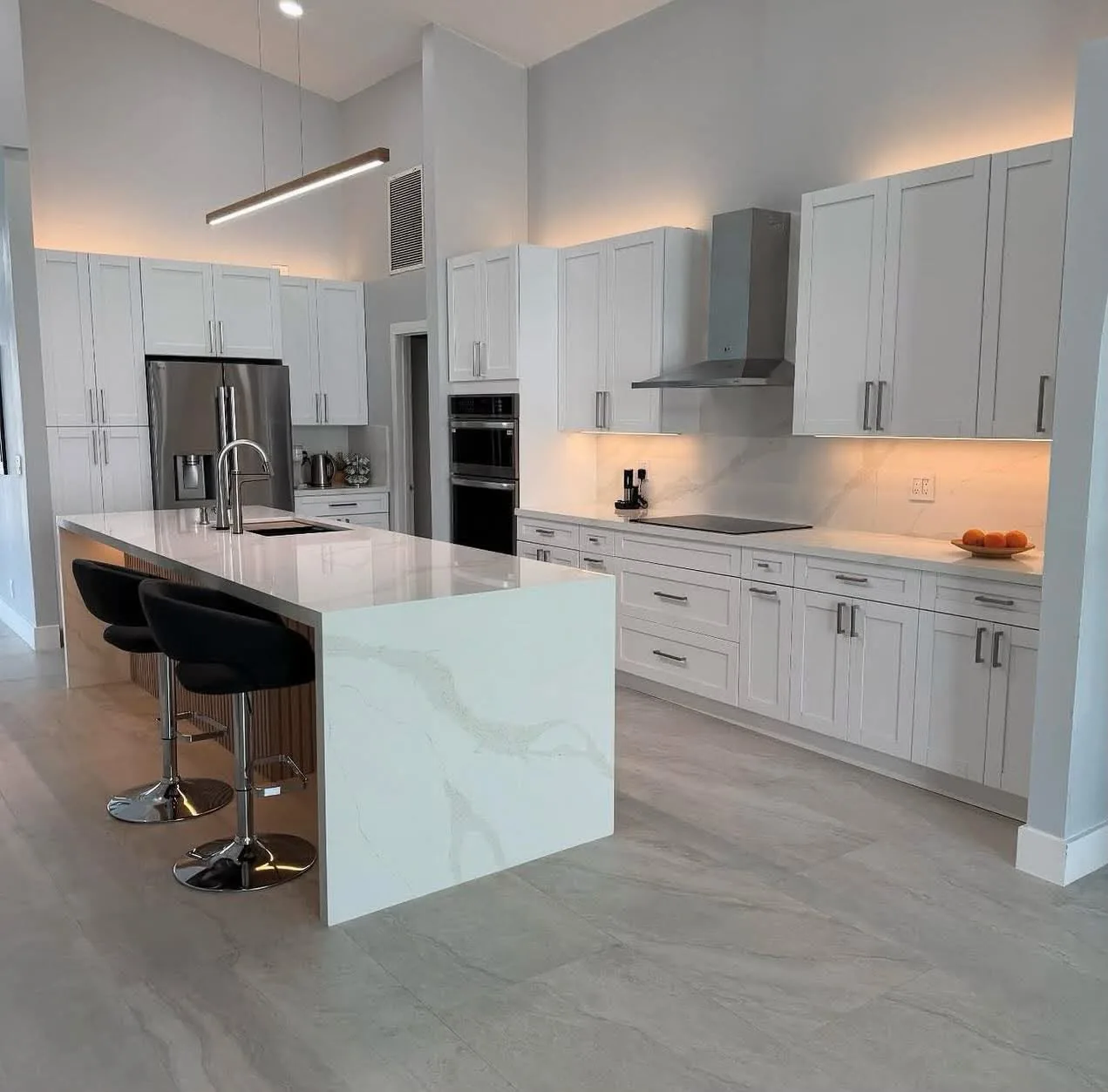 Kitchen countertop and cabinetry installation