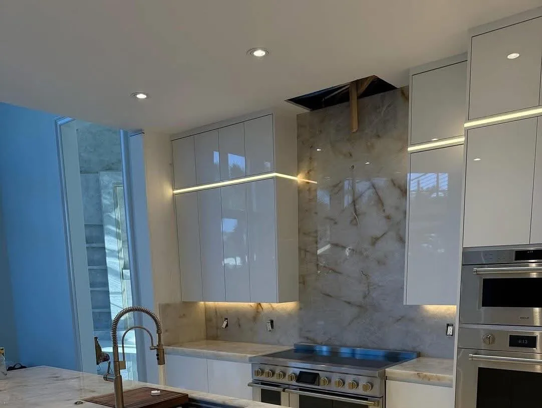 Kitchen countertop and cabinetry installation