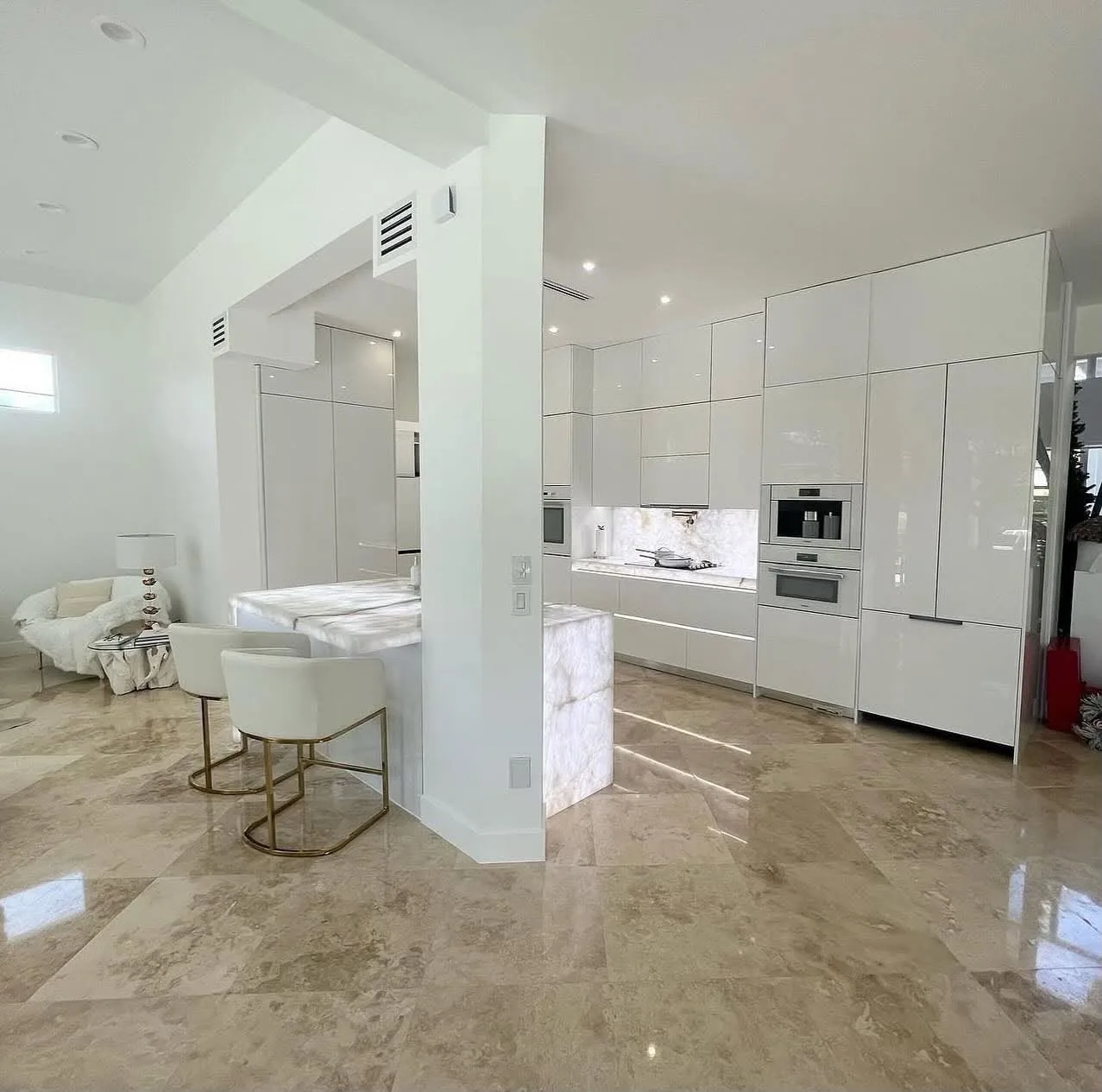 Kitchen countertop and cabinetry installation