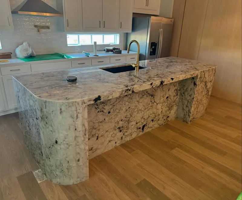 Kitchen countertop and cabinetry installation