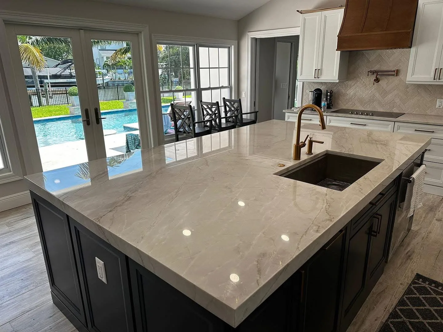Kitchen countertop and cabinetry installation