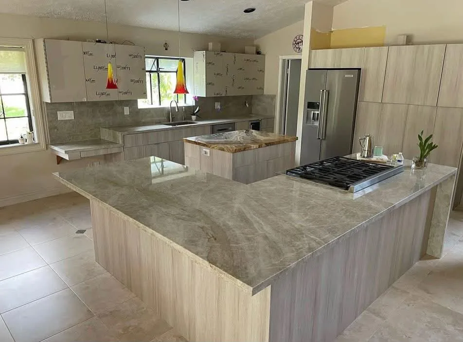 Kitchen countertop and cabinetry installation