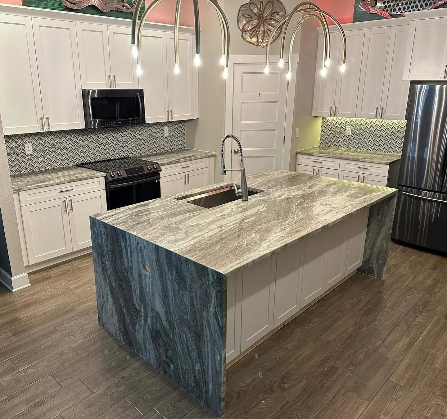 Kitchen countertop and cabinetry installation