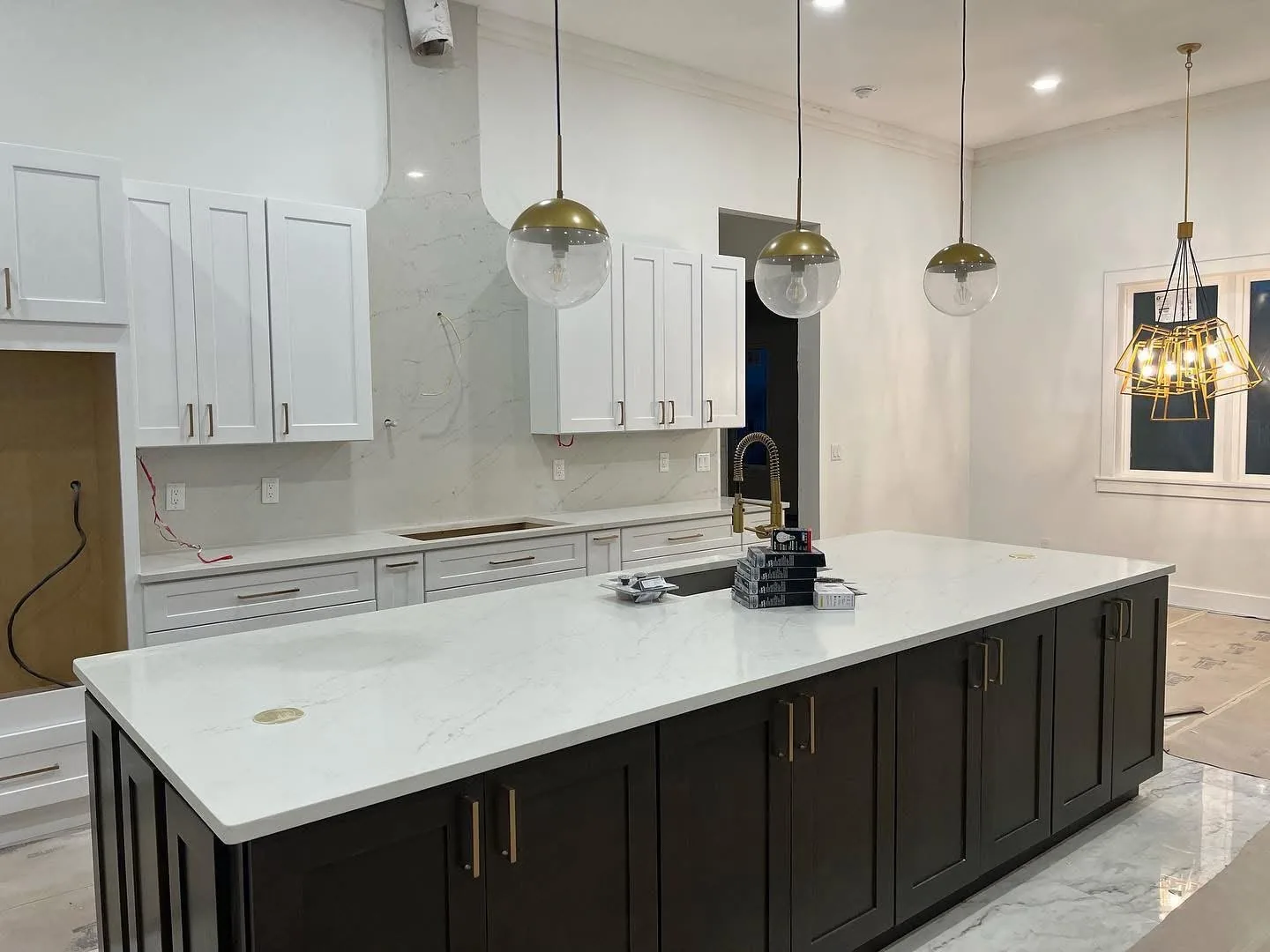Kitchen countertop and cabinetry installation
