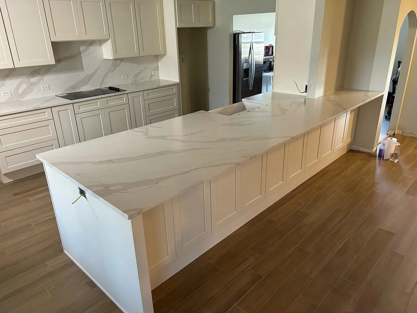 Kitchen countertop and cabinetry installation