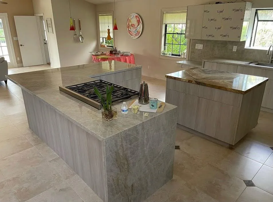 Kitchen countertop and cabinetry installation
