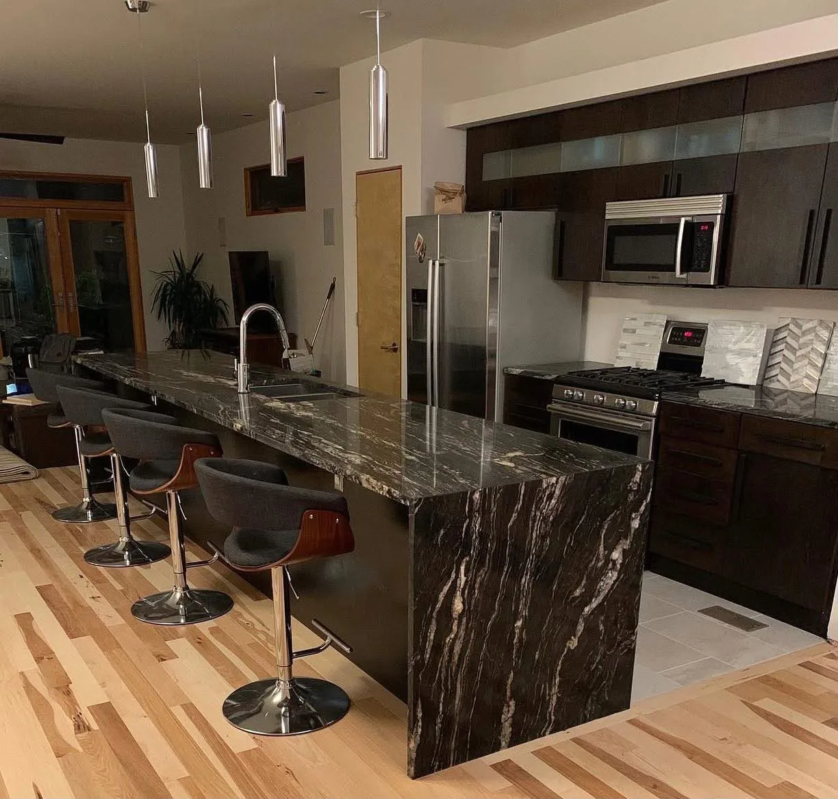 Kitchen countertop and cabinetry installation