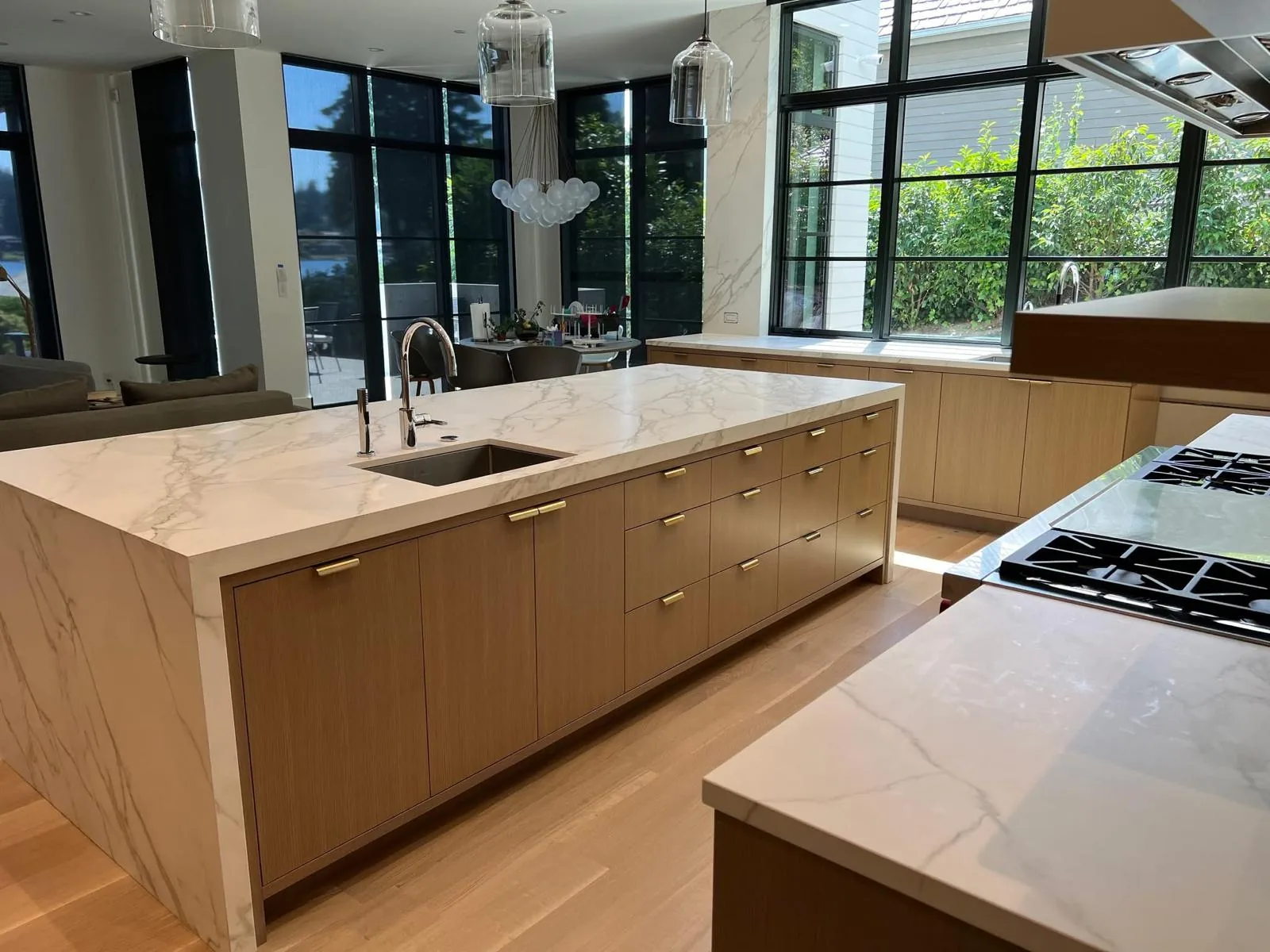 Kitchen countertop and cabinetry installation
