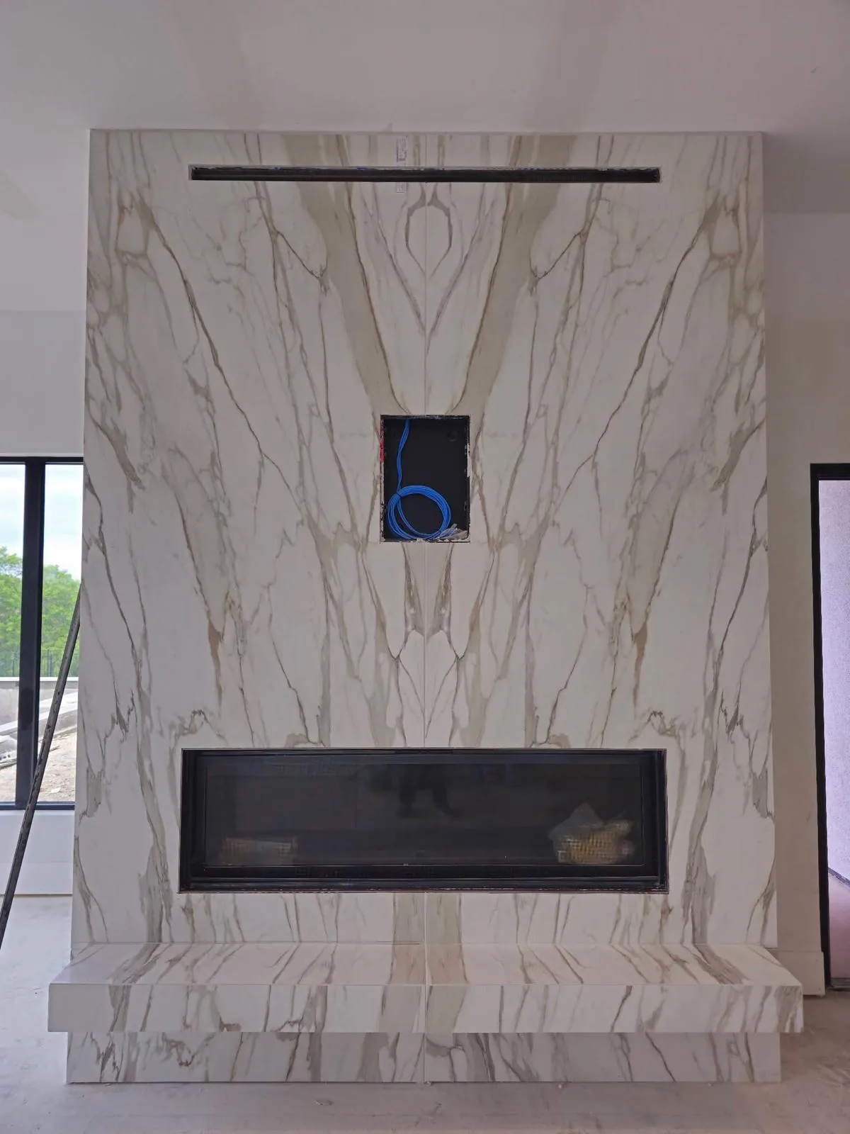 Stone feature installation