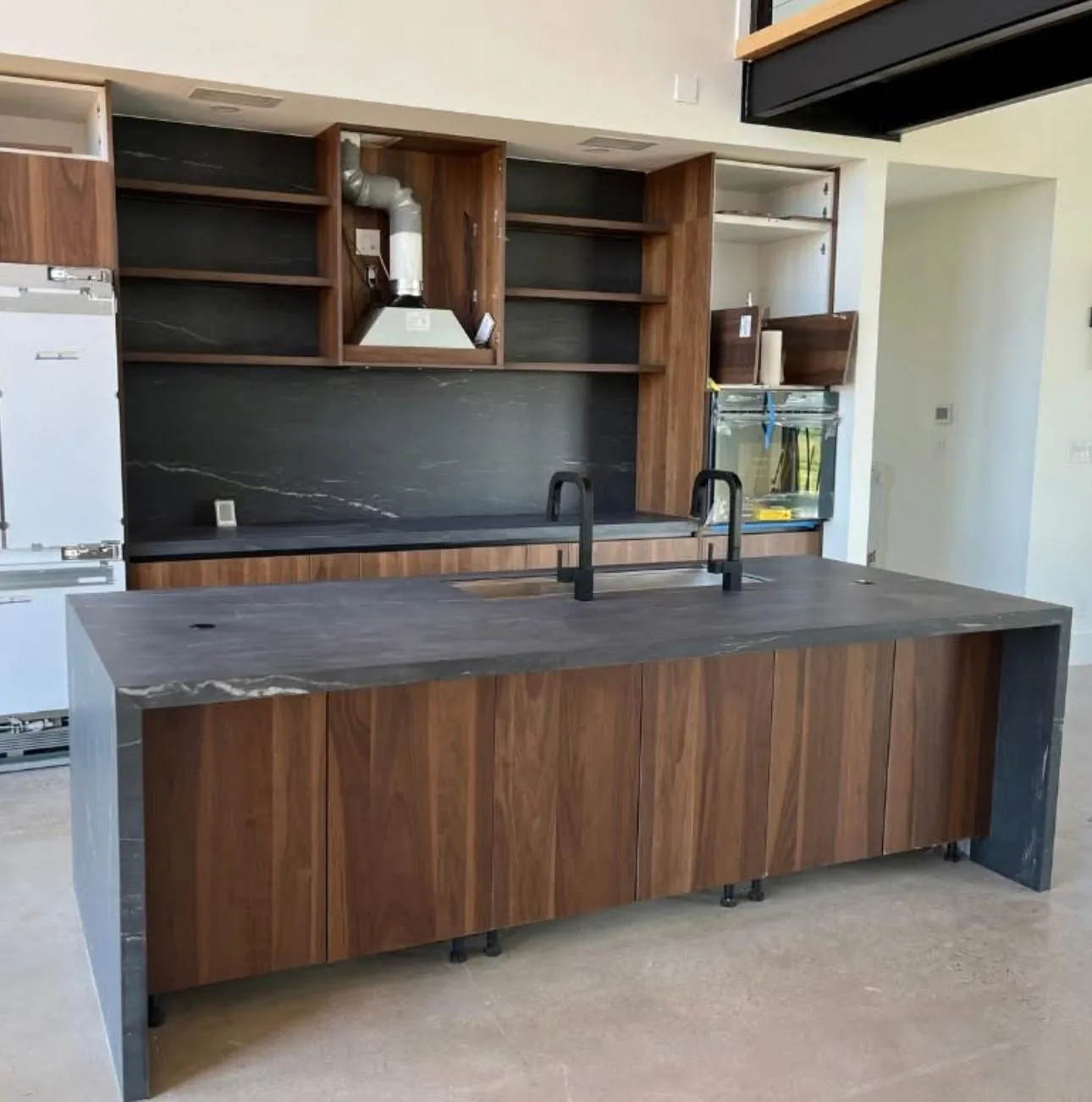 Kitchen countertop and cabinetry installation