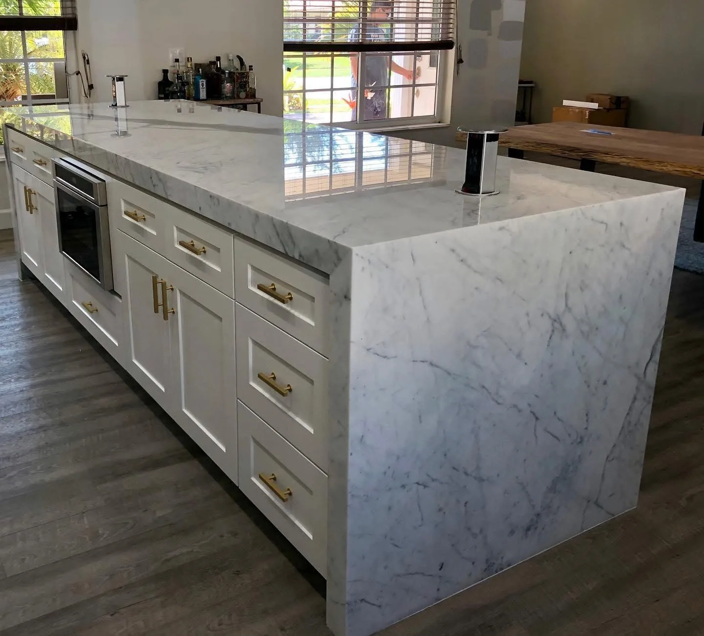 Kitchen countertop and cabinetry installation