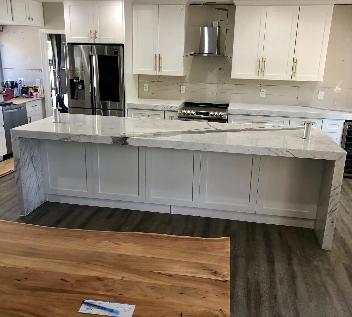 Kitchen countertop and cabinetry installation