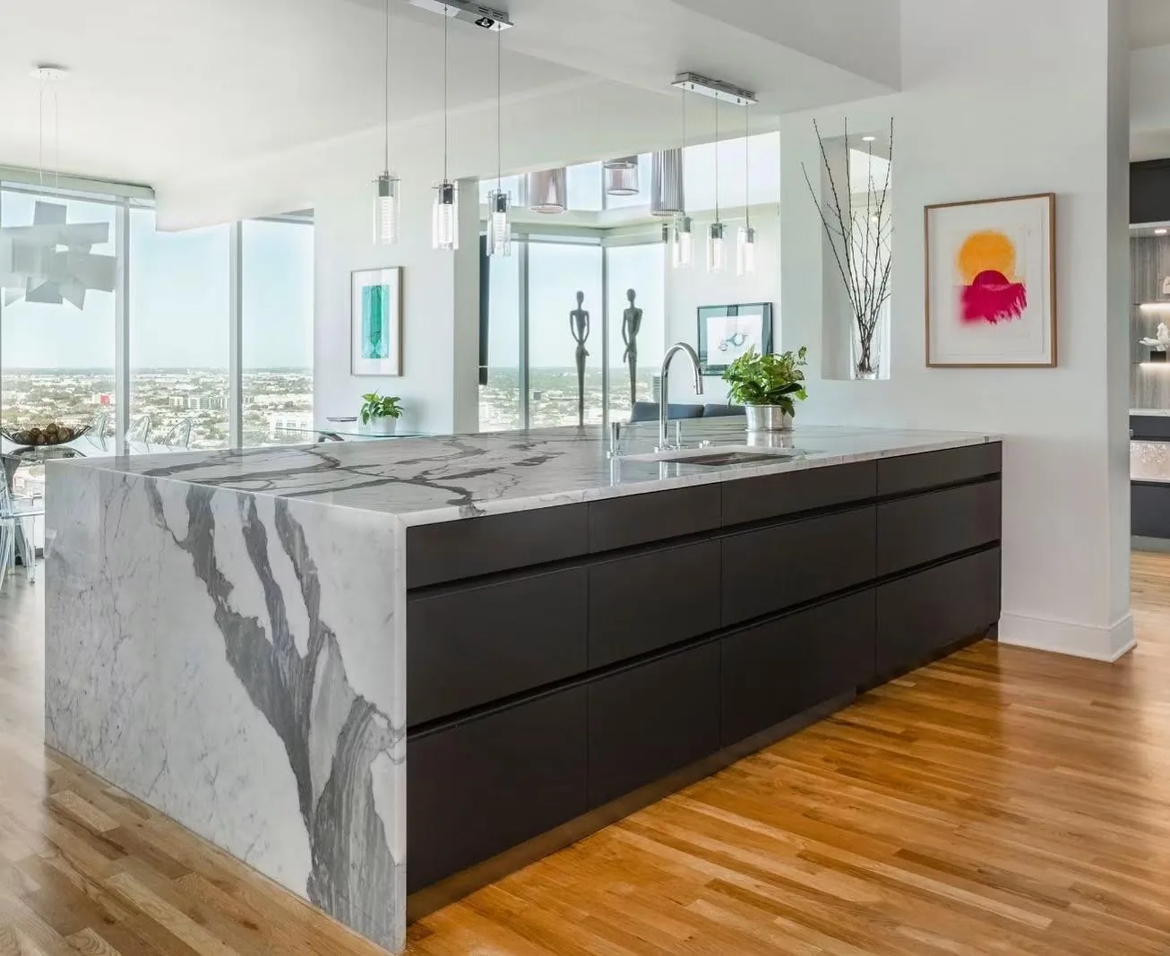 Kitchen countertop and cabinetry installation