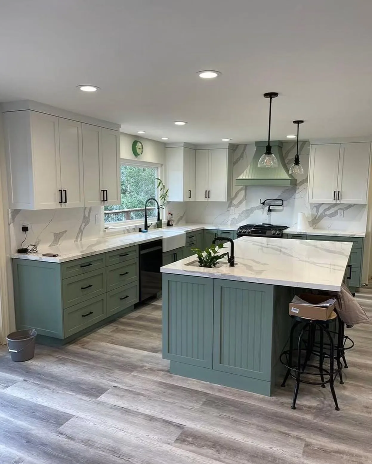 Kitchen countertop and cabinetry installation