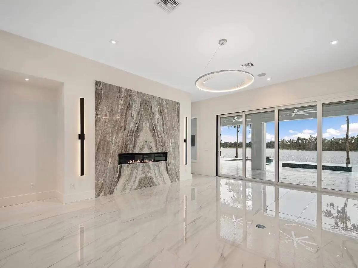 Stone feature installation