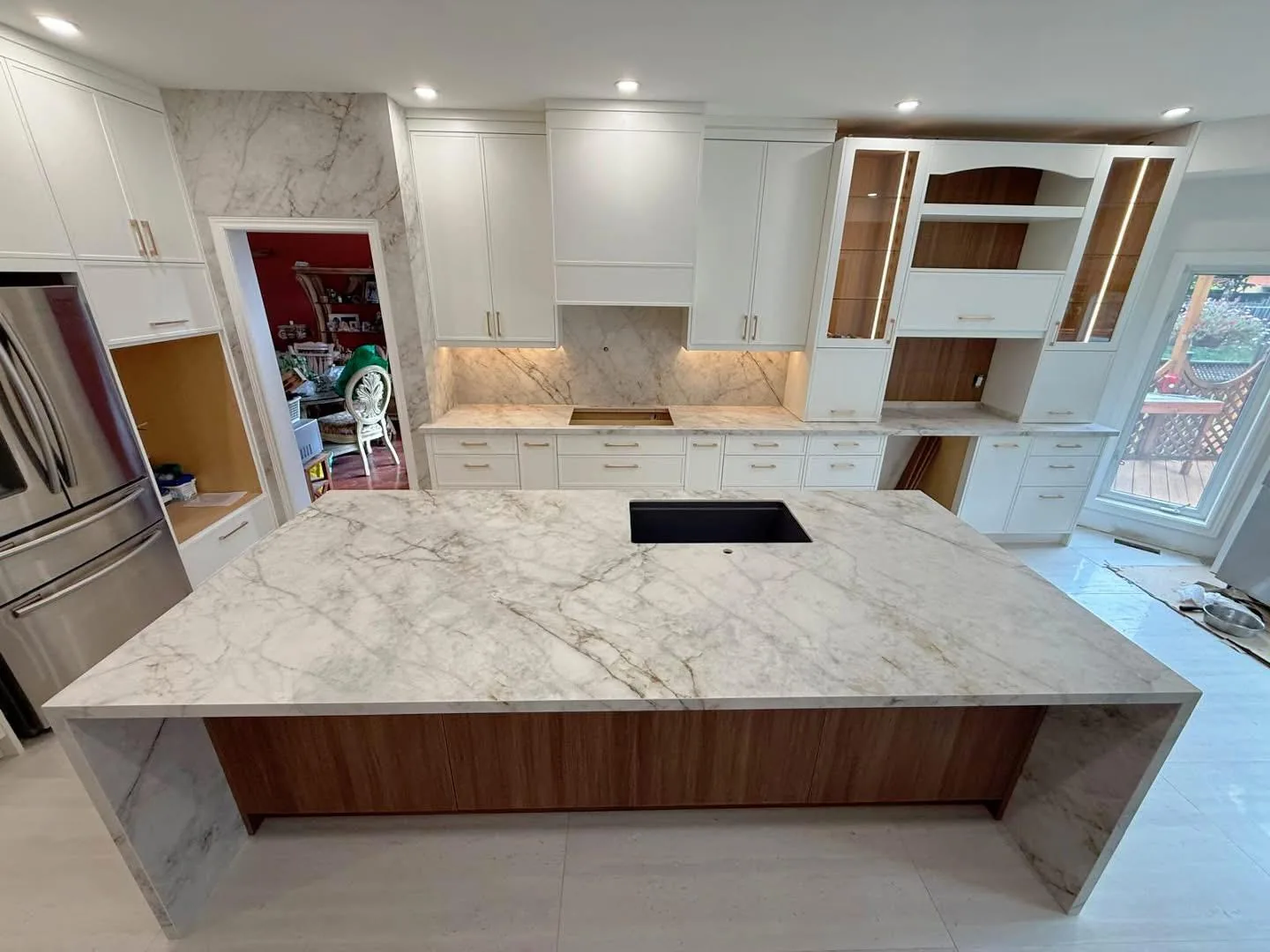 Kitchen countertop and cabinetry installation
